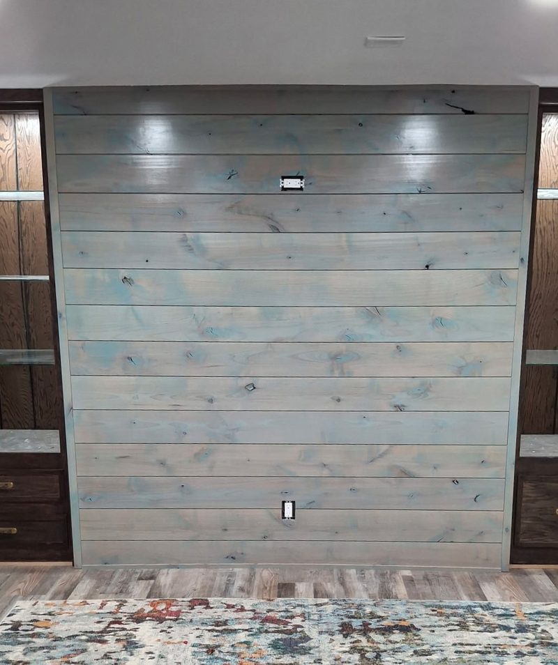 Custom wood wall finish — 31:6 Woodworks