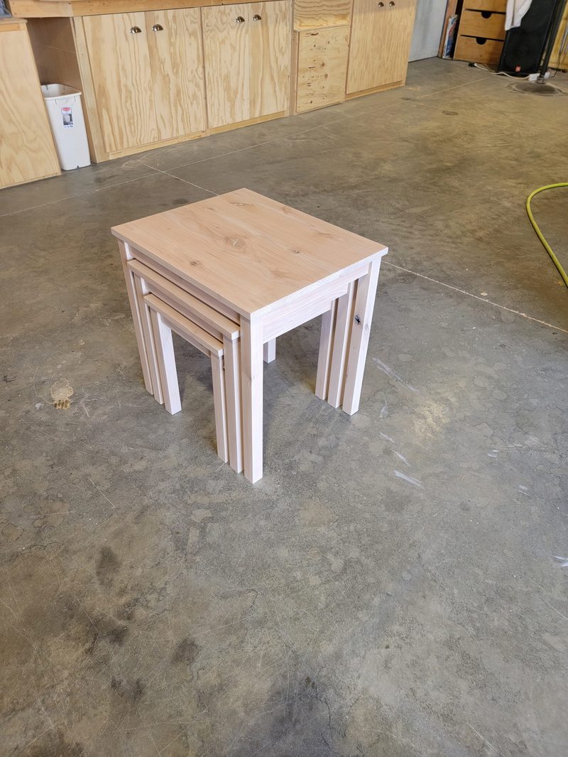 Custom nesting tables — 31:6 Woodworks